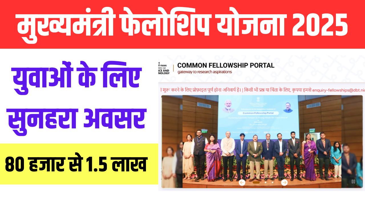 Mukhyamantri Fellowship Yojana 2025